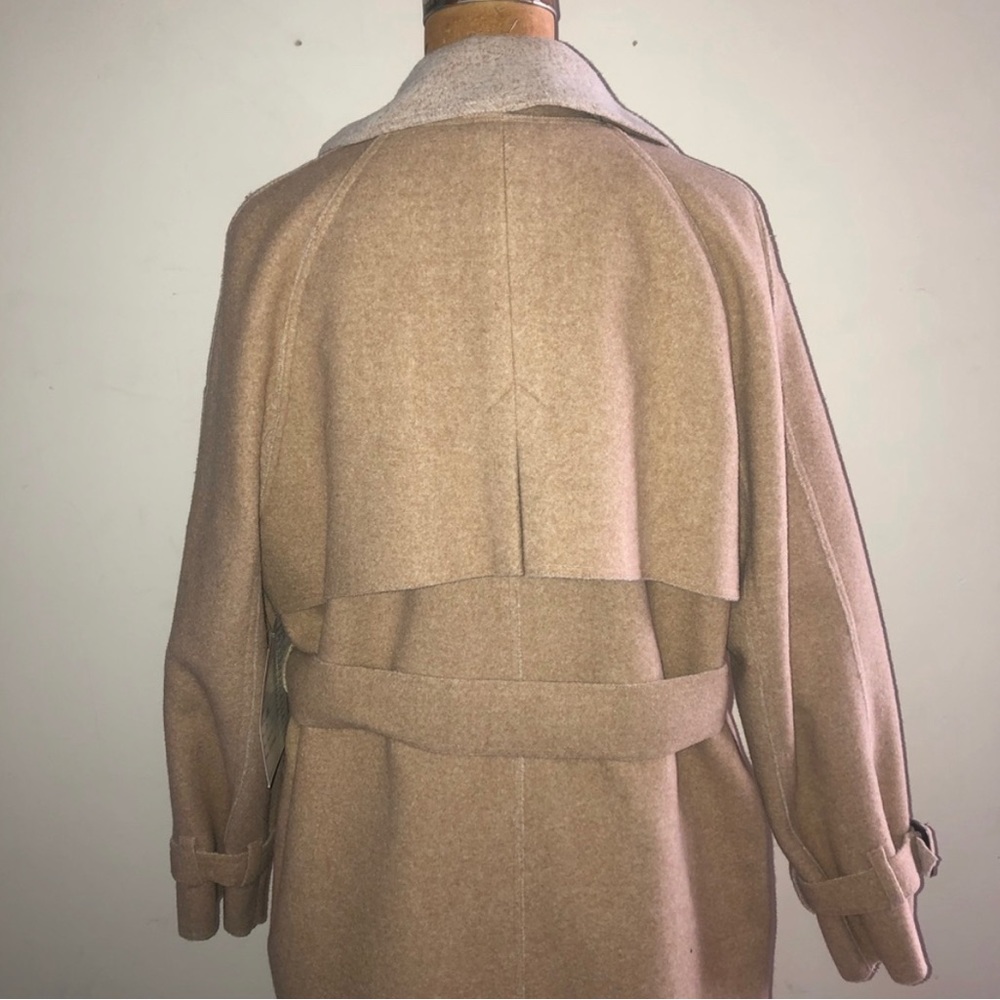 [Gstudio] CODI Camel Wool Belted Trench Coat - Picture 6 of 7